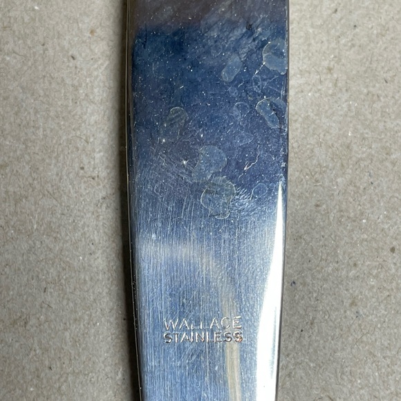 Rose Point Wallace Sterling 1934 4 Piece Dinner Setting No monogrammed - Picture 4 of 15